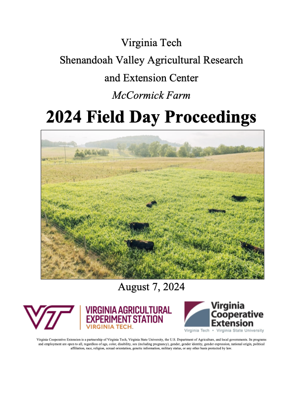 front page of 2022 field day proceedings document