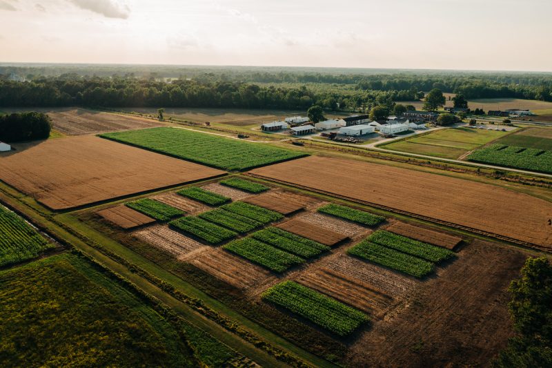 Aerial view of Tidewater AREC