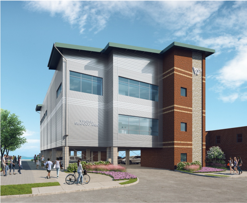 New Virginia Seafood AREC facility A rendering of the new 21,700-square-foot Virginia Seafood AREC facility
