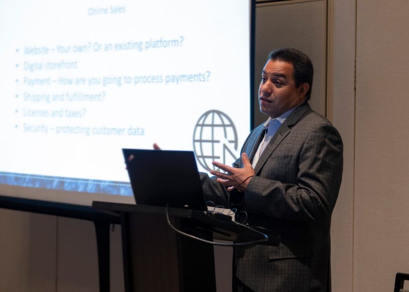 AA2021 - Jonathan crop Jonathan van Senten presents on "Marketing Strategies for Economic Shocks" at Aquaculture America 2021 conference