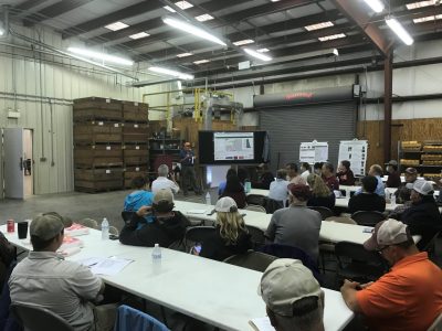 participants at the 2021 Soybean Field Day