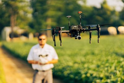 image of drone flying