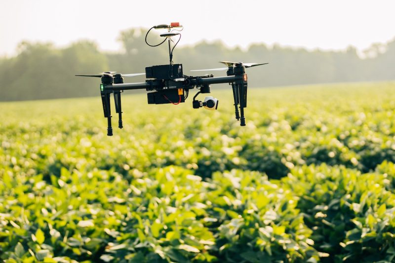 image of drone flying