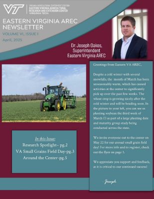 Eastern Virginia AREC April 2025 - Volume VI, Issue I