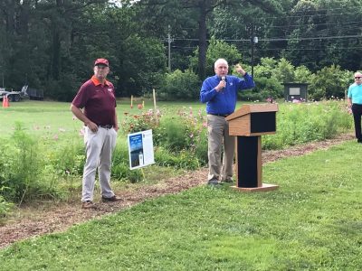 Jeff Derr and Virginia Beach Mayor Dyer