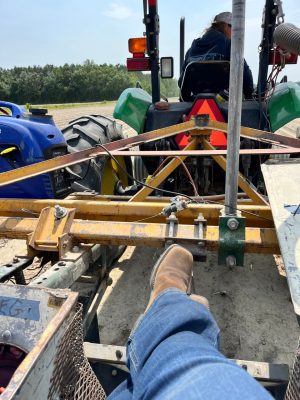 back view of tractor