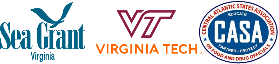 Logo for Virginia Tech, Virginia SeaGrant and CASA