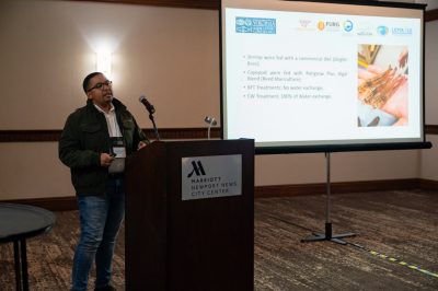  Otávio Augusta presents at Virginia Aquaculture Conference.